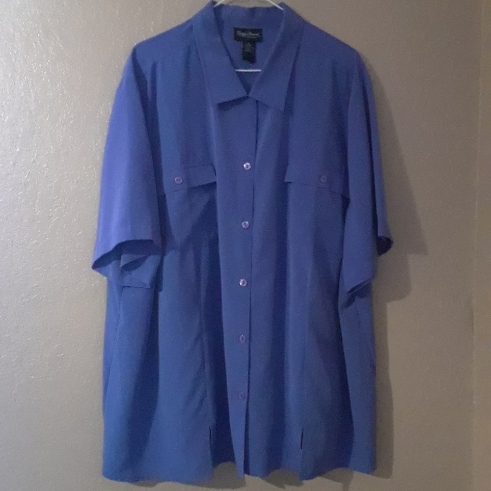 Maggie Barnes S/S button down blouse